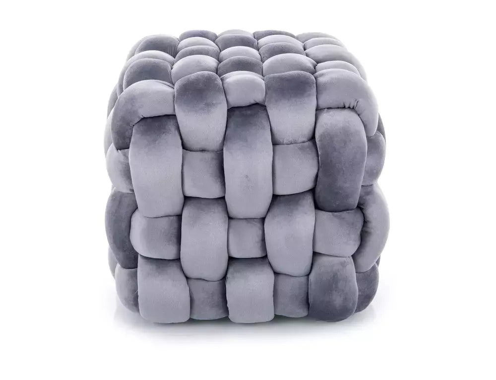 Puf FARIS Velvet gri tap. 252