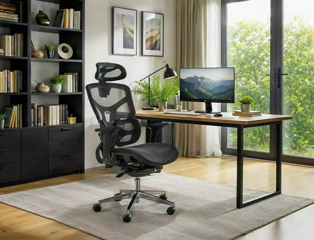 Fotoliu OBROTOWY EQ-1 negru