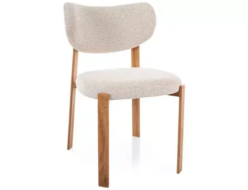 Scaun dining RIN D stejar / J. bej tap. 255