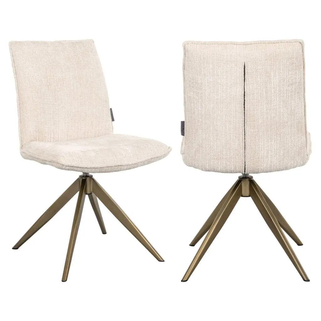 Scaun dining Dakota Niagara Beige