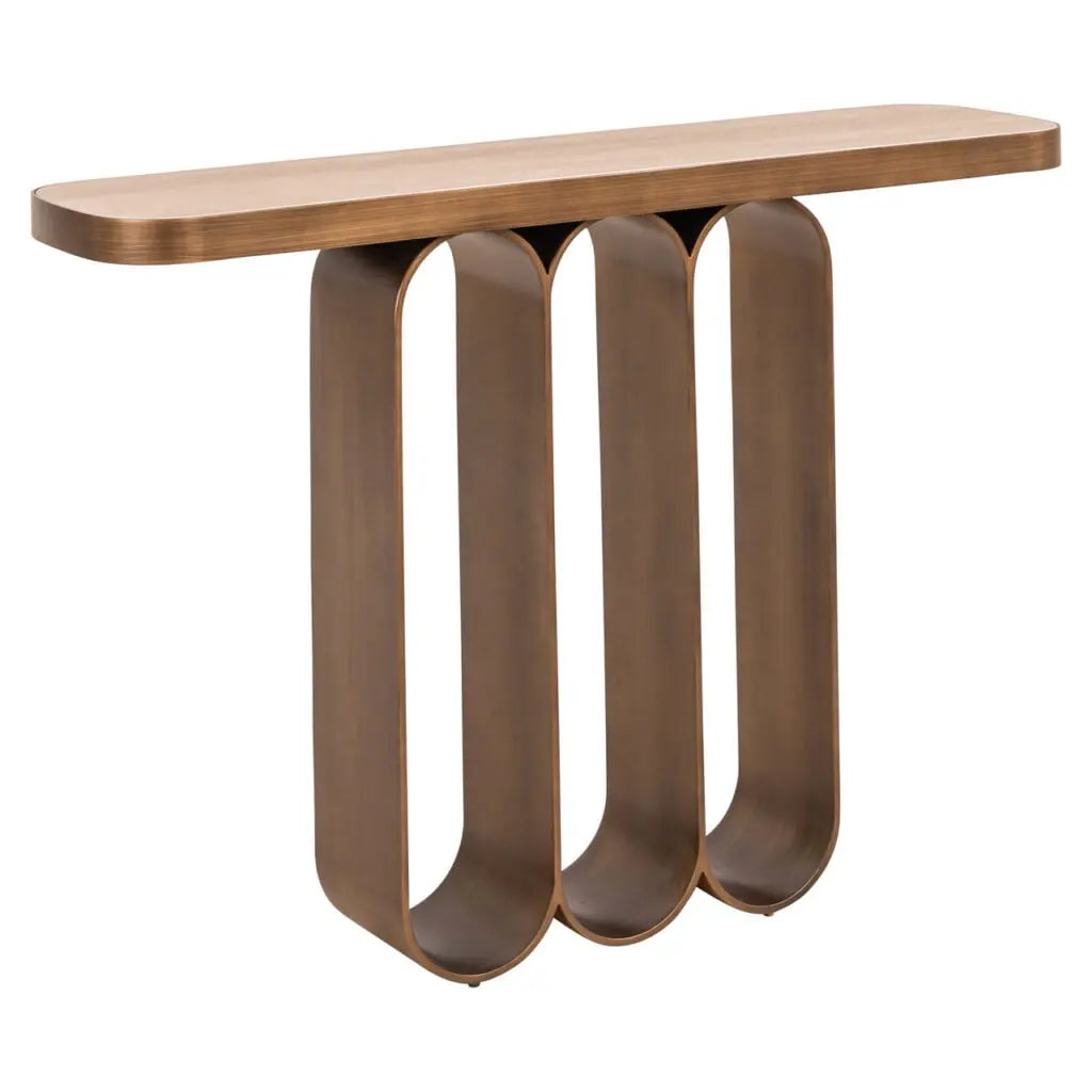 Consolă Consoles – auriu periat (120cm)