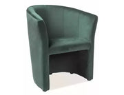 Fotoliu TM-1 Velvet verde Bluvel 78/wengé