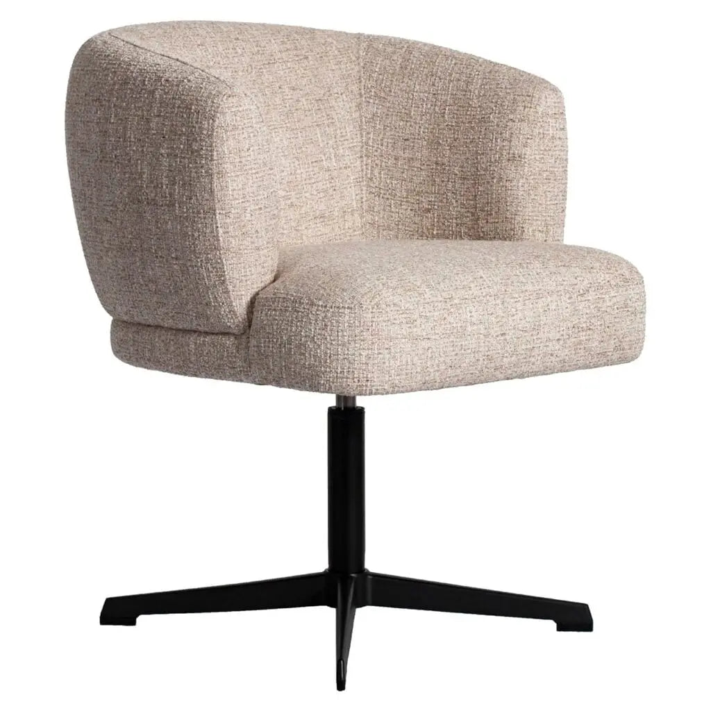 Scaun dining Dining – crem TWEED (67cm)