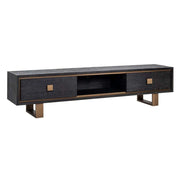 Comodă TV Hunter – negru RUSTIC