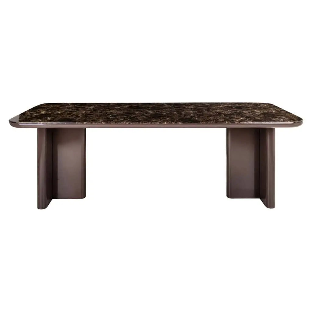 Masă dining Almundi – maro ciocolată (230cm)