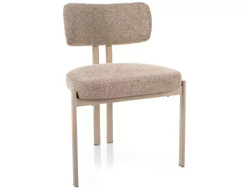 Scaun dining MISAKI cașmir / bej tap. 253