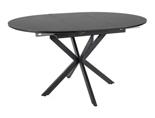 Masă dining extensibilă GASTON Ceramic negru 100(135)x100