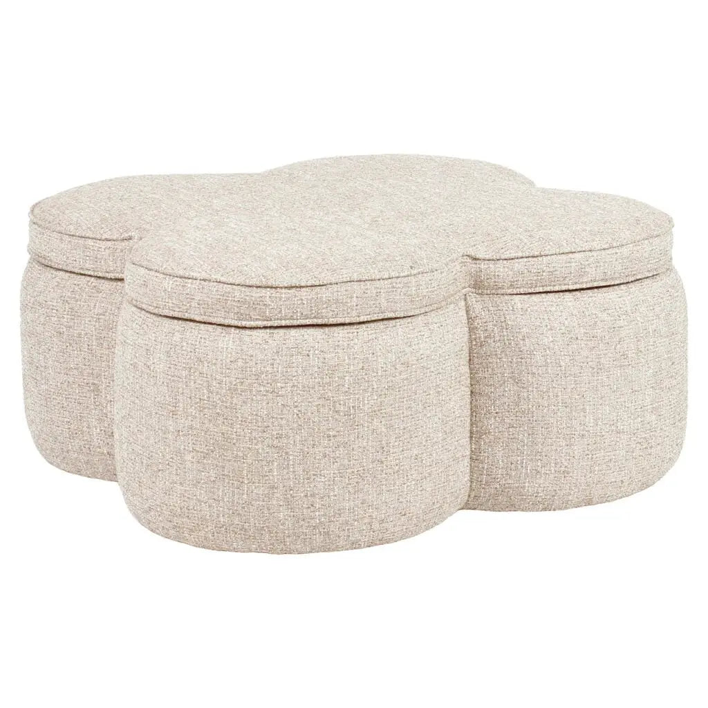 Puf Fe & Footstool Corbeau