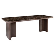 Masă dining Almundi – maro ciocolată (230cm)