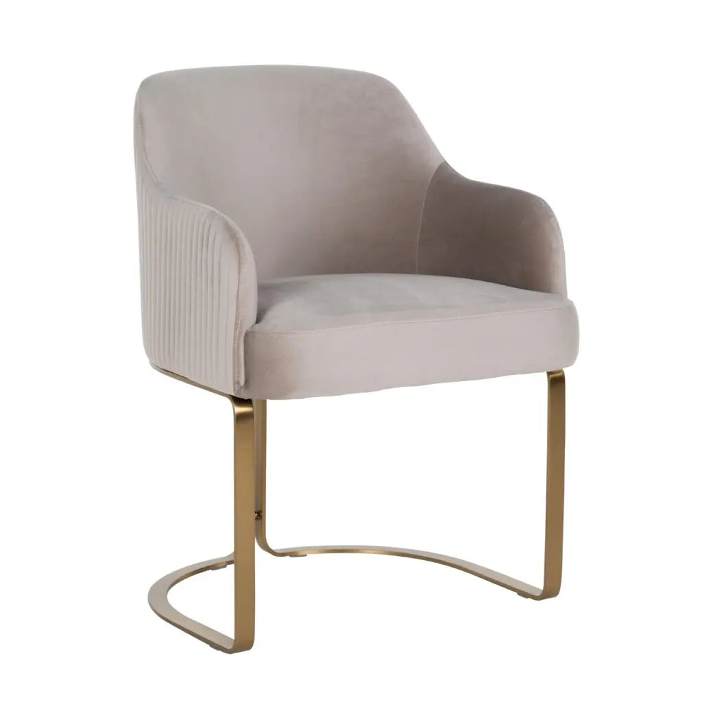 Scaun dining Soho – KHAKI catifea