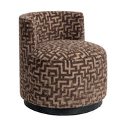 Fotoliu Lounge – maro LABYRINTH (60cm)